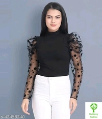 Tops - Classic Fashionable Women Tops & TunicsFabric: LycraSleeve Length: Long SleevesPattern: Dye, S, L, M, XL, XXL, 3XL 
