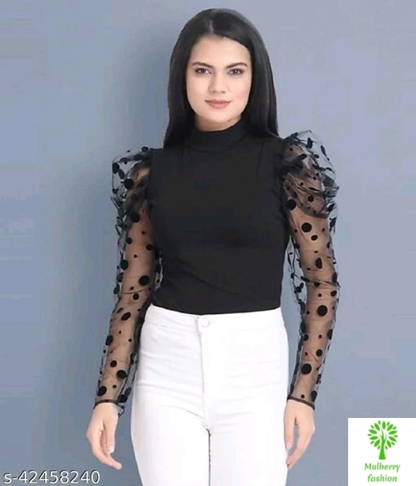 Tops - Classic Fashionable Women Tops & TunicsFabric: LycraSleeve Length: Long SleevesPattern: Dye, S, L, M, XL, XXL, 3XL 