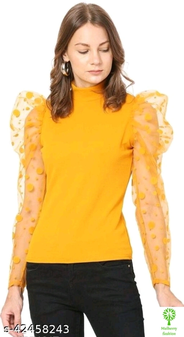 Tops - Classic Fashionable Women Tops & TunicsFabric: LycraSleeve Length: Long SleevesPattern: Dye, S, L, M, XL, XXL, 3XL 