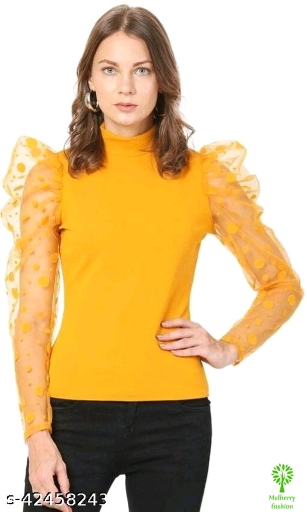 Tops - Classic Fashionable Women Tops & TunicsFabric: LycraSleeve Length: Long SleevesPattern: Dye, S, L, M, XL, XXL, 3XL 