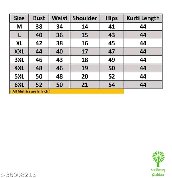 Kurthi  - S, L, M, XL, XXL 