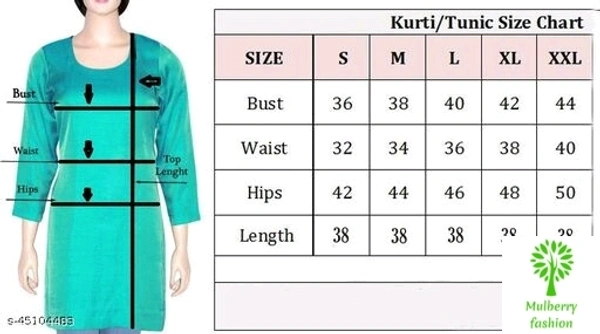 Kurthi  - S, L, M, XL, XXL 
