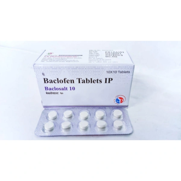 Baclofen 10mg Tab - sp pharma, nuroskeletel pain, nuro cramp