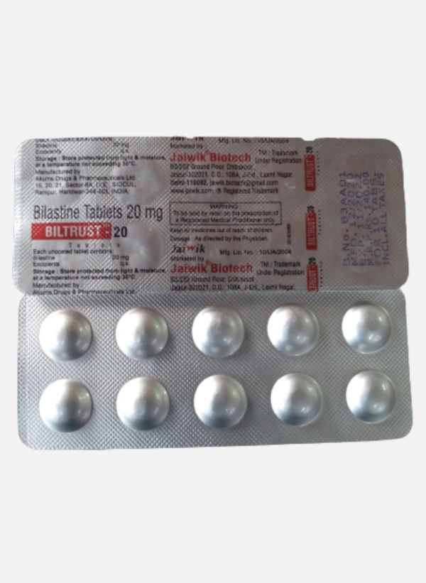 Biltrust 20mg Tab - jaiwik
