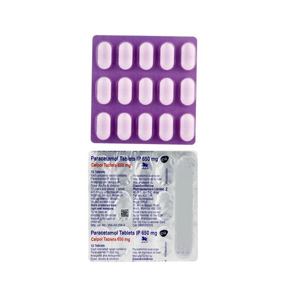 Calpol 650mg Tab