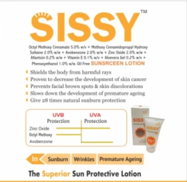 Sissy Sunscreen Lotion 100ml