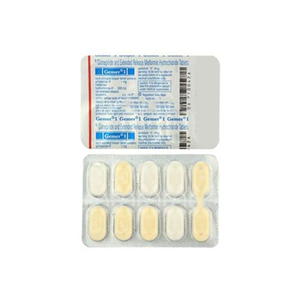 Gemer 1mg Tab - Diabetic