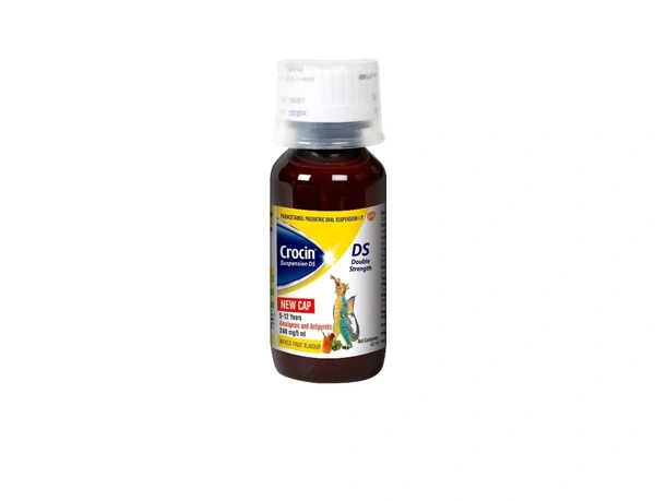 Crocin Ds Sus - Antipyritic, Paracetamol 250 Sus