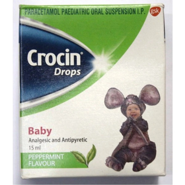Crocin Drops  - Paraceramol 100mg , Antipyretic 