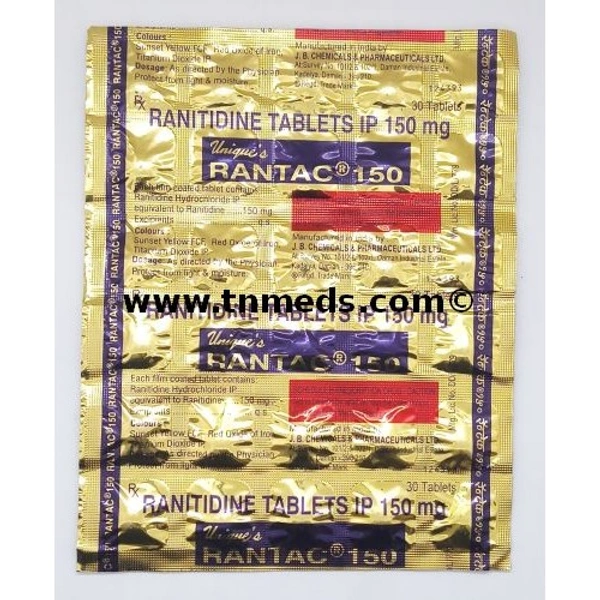T.Rantac 150mg Tab