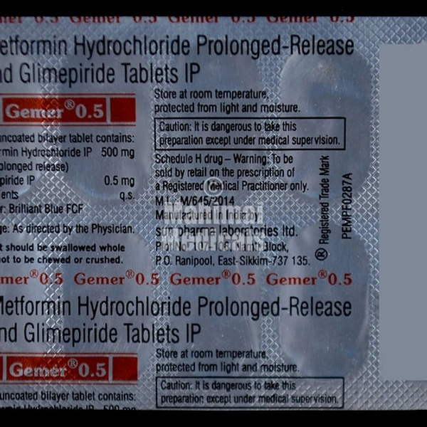 Gemer 0.5mg Tab