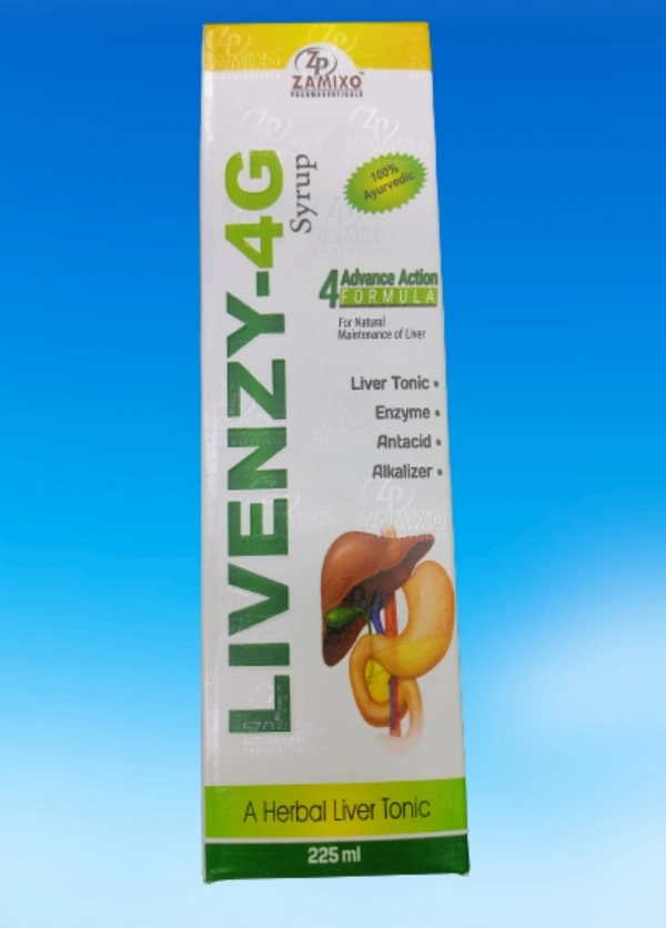 Livenzy 4g Syr 225ml - Gastric And Enzyme Syr, Liver Stimulator 