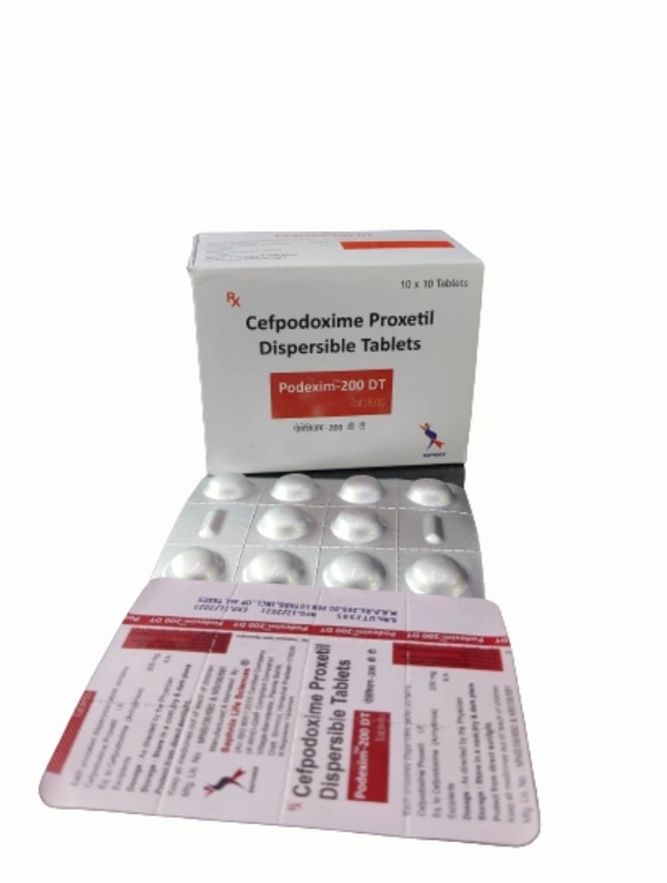 Podexim 200 Dt Tab - Cefpodoxime 200 Tab, Antibiotics 