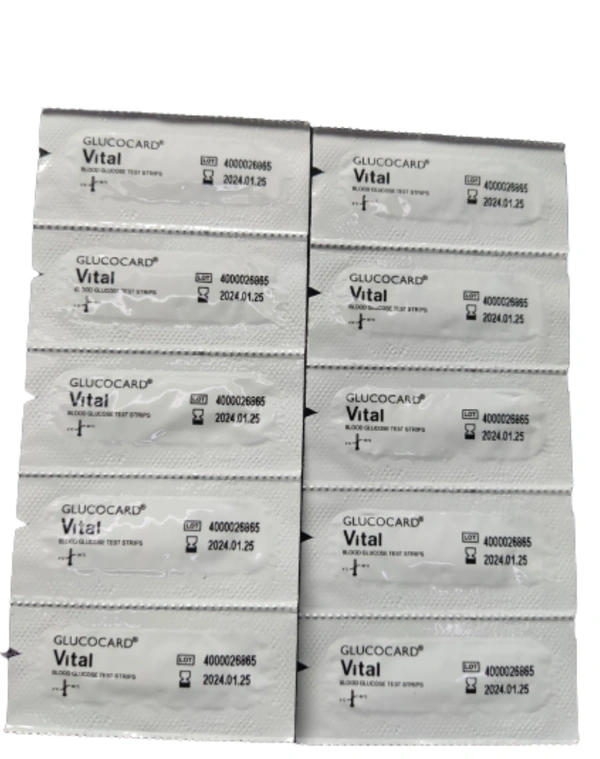 Glucocard Vital Strips 1's