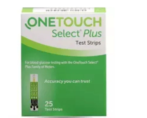 One Touch Select Plus Test Strips 25's