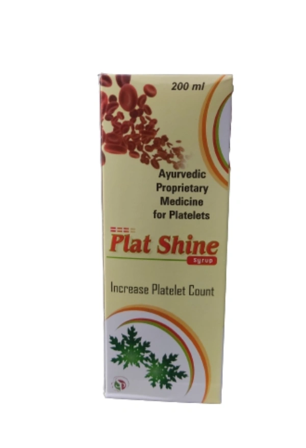 Plat Shine Syrup 200ml - Papaya Leaf Alovera