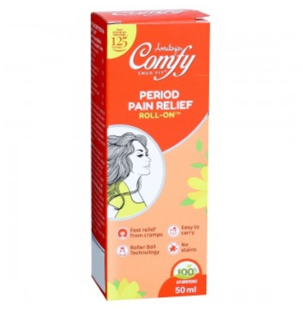 Comfy Period Pain Relief Roll On 50ml