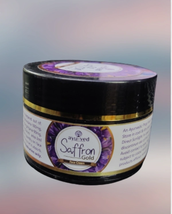 Ayu Ved Safron Gold Cream 50gm