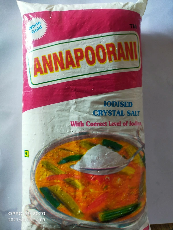 Annapoorani Iodised Crystal Salt - 1 Kg