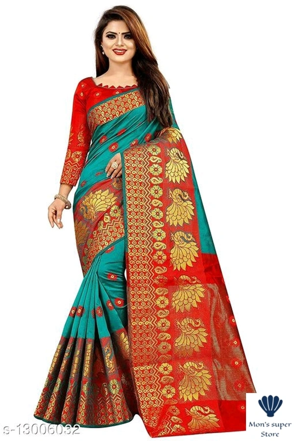 Trendy Banarasi Silk Saree - Red