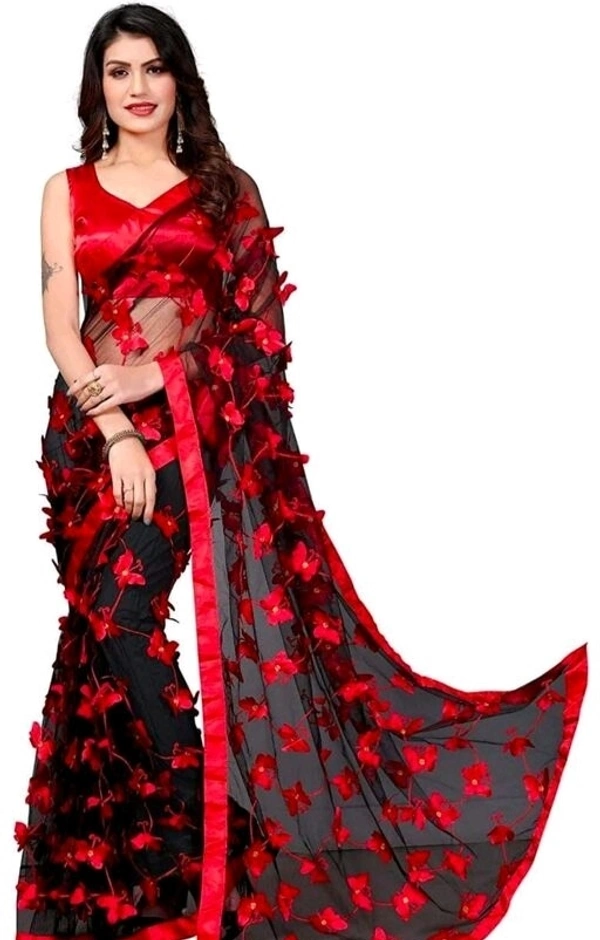 Charvi Petite  Net Sarees - S-1