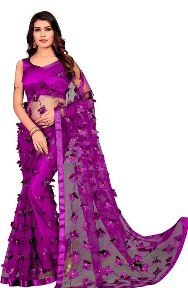 Charvi Petite  Net Sarees - S-3