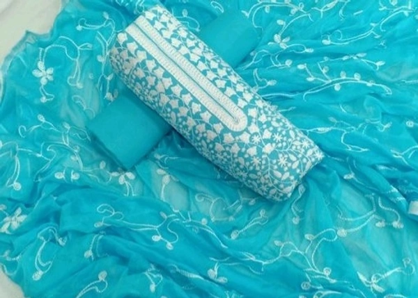Attractive Embroidered Cotton Suits & Dress Material 1 - S-5