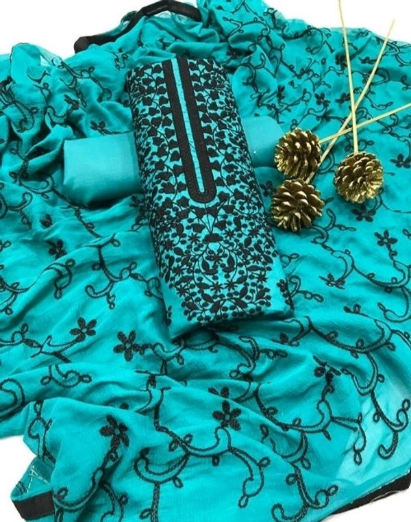 Attractive Embroidered Cotton Suits & Dress Material 1 - S-8