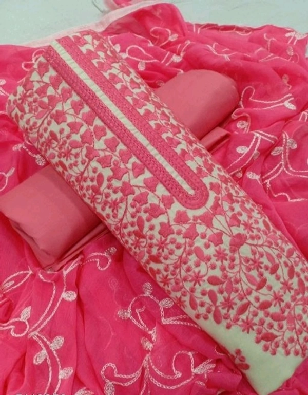 Attractive Embroidered Cotton Suits & Dress Material 02 - S-6