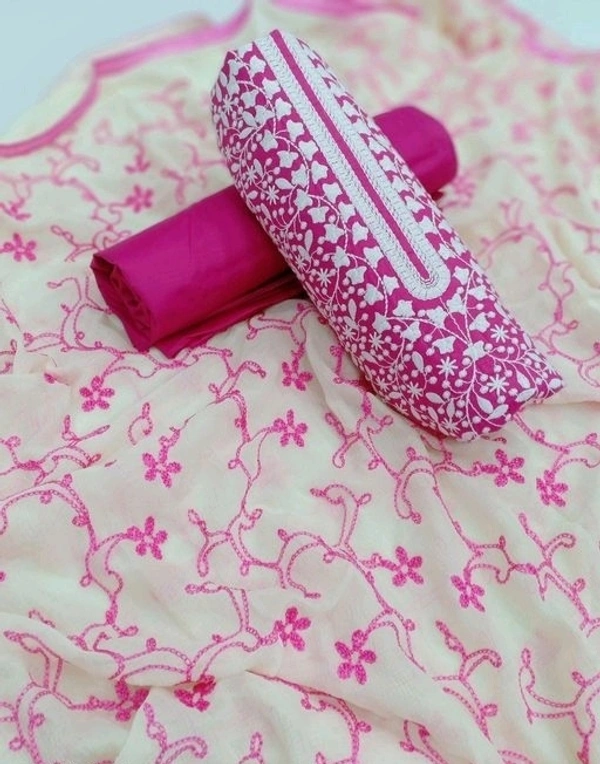 Attractive Embroidered Cotton Suits & Dress Material 02 - S-7