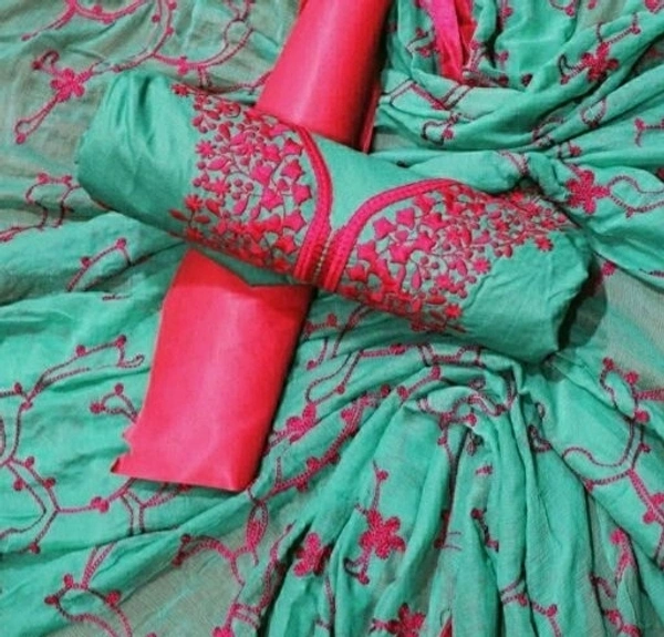 Attractive Embroidered Cotton Suits & Dress Material 03 - S-2