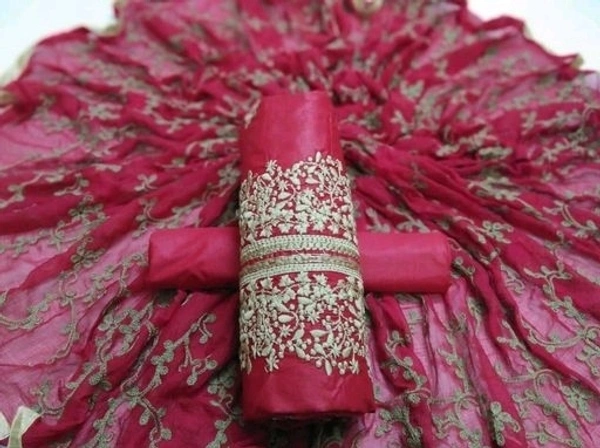 Attractive Embroidered Cotton Suits & Dress Material 03 - S-6