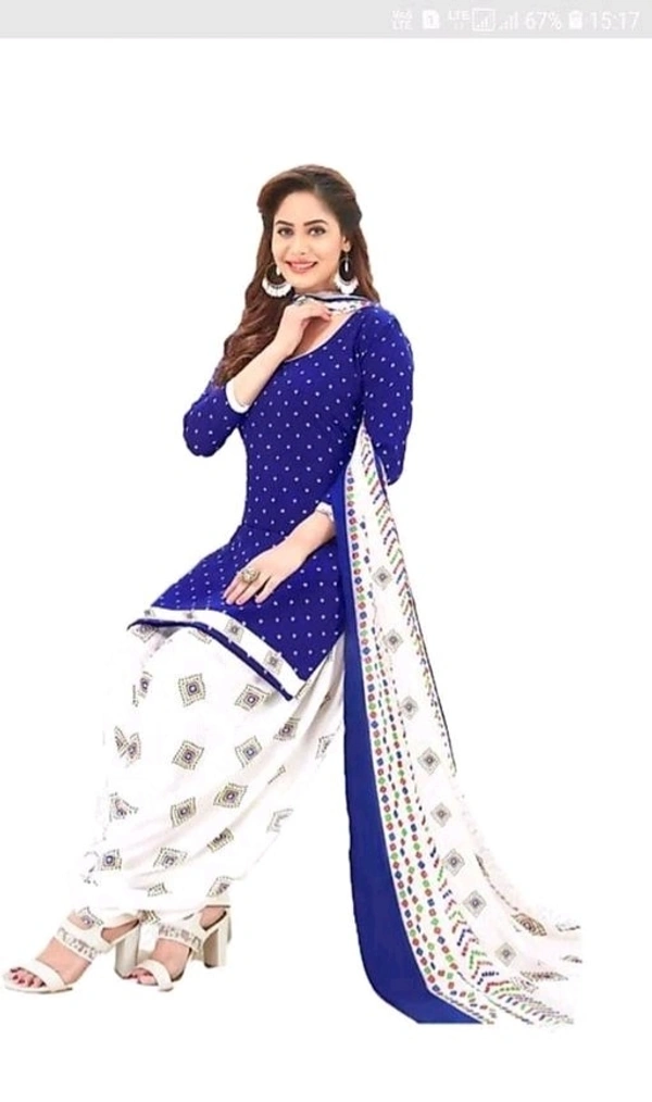  Trendy Collection of Women's Fancy Unstitched Dress Material - S-2