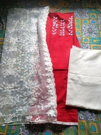 Trendy Slub Cotton Suit & Dress Material - S-1