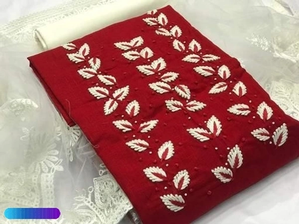 Trendy Slub Cotton Suit & Dress Material - S-1