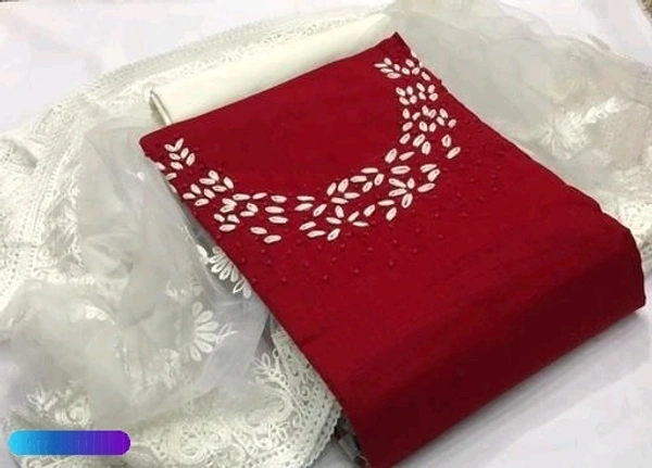 Trendy Slub Cotton Suit & Dress Material - S-3