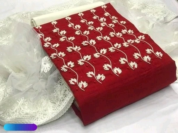 Trendy Slub Cotton Suit & Dress Material - S-4