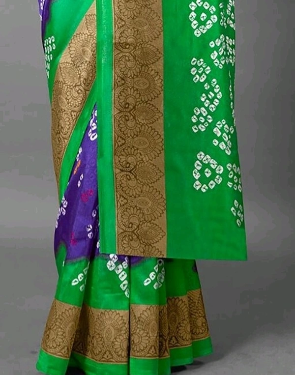  Fabulous Bandhani Laheriya Sarees - blue/green