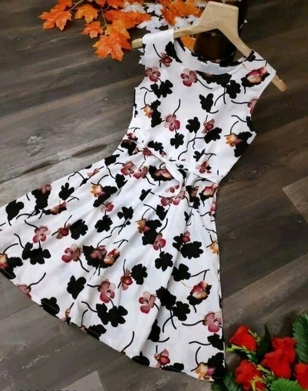 Trendy Fashionable Women Dresses - white, S