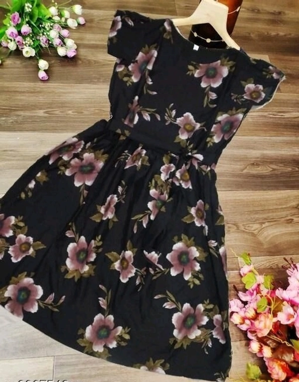 Trendy Fashionable Women Dresses 02 - XXL, Flower