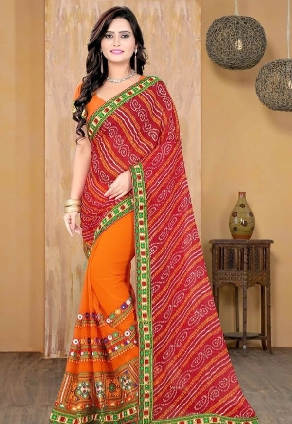  Attractive Georgette Saree - S-1