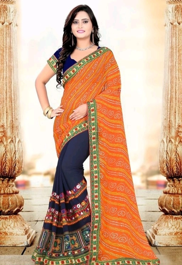  Attractive Georgette Saree - S-2
