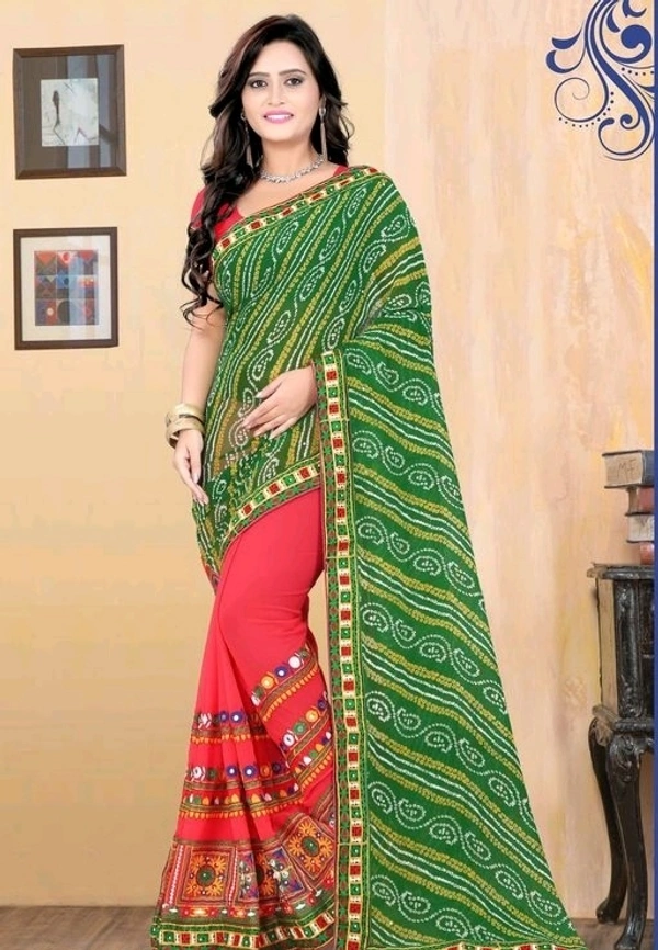  Attractive Georgette Saree - S-3
