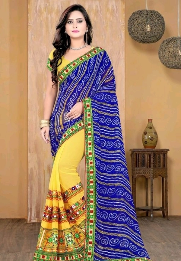  Attractive Georgette Saree - S-4