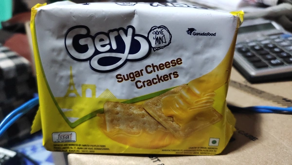 Garuda Foods Gery Sugar Cheese Crackers - yellow