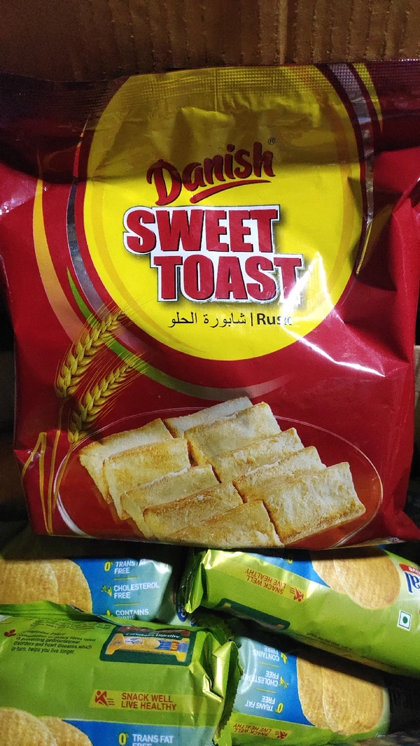 Danish Sweet Toast  - yellow 