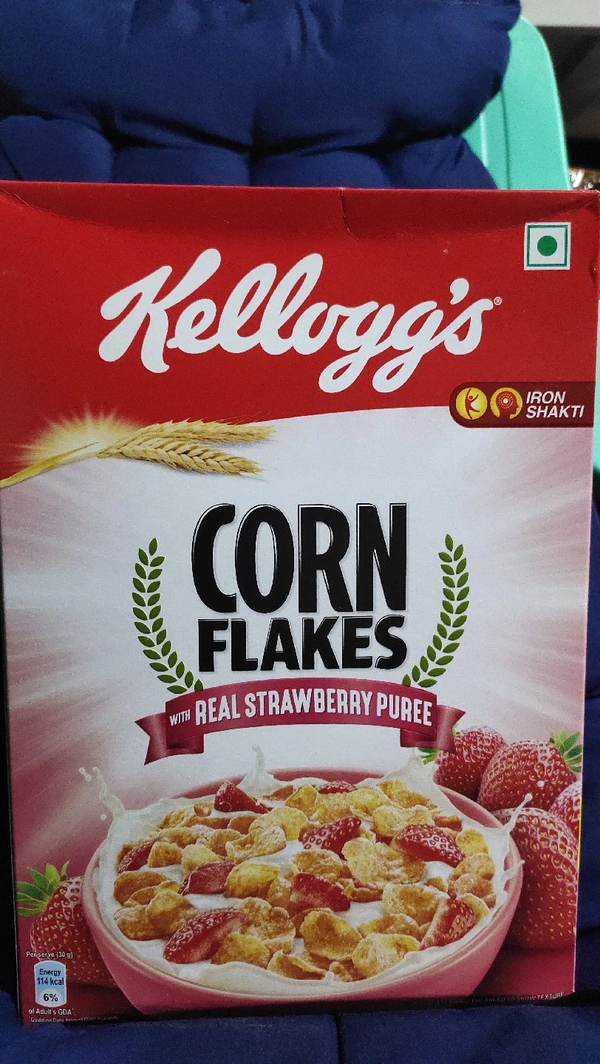 Kellog's Corn Flakes Strwaberry Puree