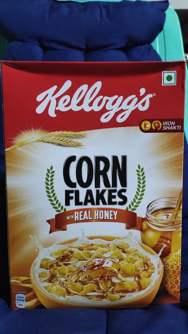 Kellog's Corn Flakes With Real Honey 