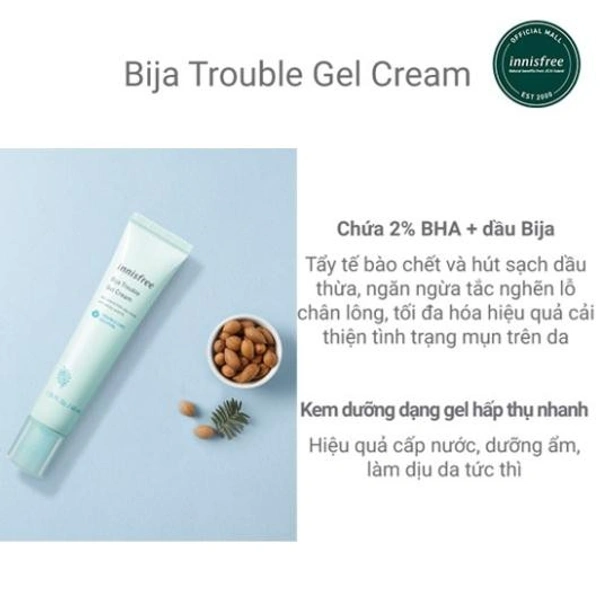 Innisfree Bija Trouble Gel Cream 