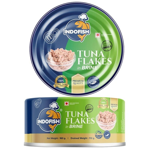 Indofish Tuna Flakes In Brine 